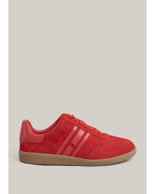 Hobbs Red Khloe Trainers