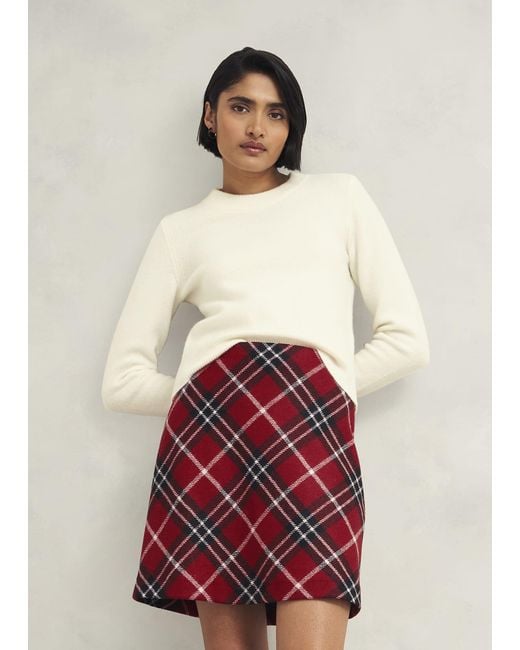 Hobbs Multicolor Teia Wool Skirt