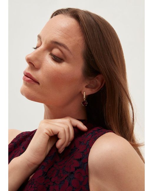 Hobbs White Aria Earrings
