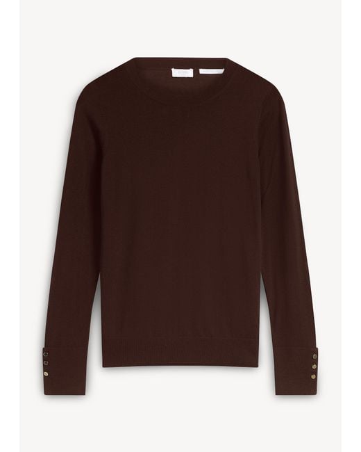 Hobbs Black Penny Merino Jumper