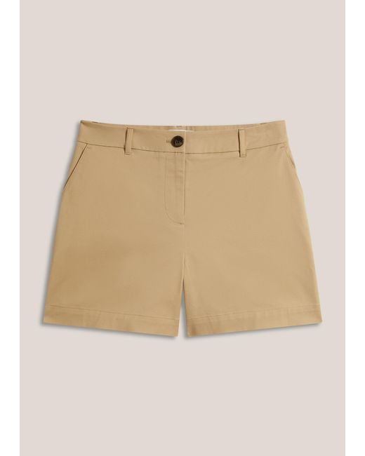 Hobbs Gray Viva Cotton Shorts