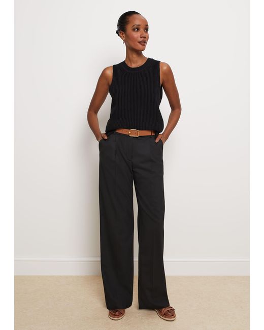 Hobbs Black Fletcher Trouser