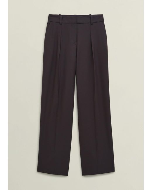 Hobbs Gray Clement Wide Trousers