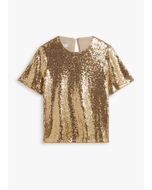 Hobbs Natural Lilibet Sequin Top