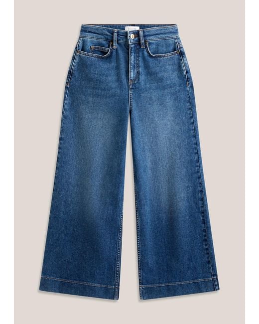 Hobbs Blue Brinley Crop Jeans