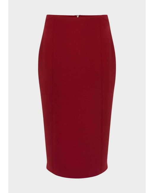 Hobbs Red Becky Skirt