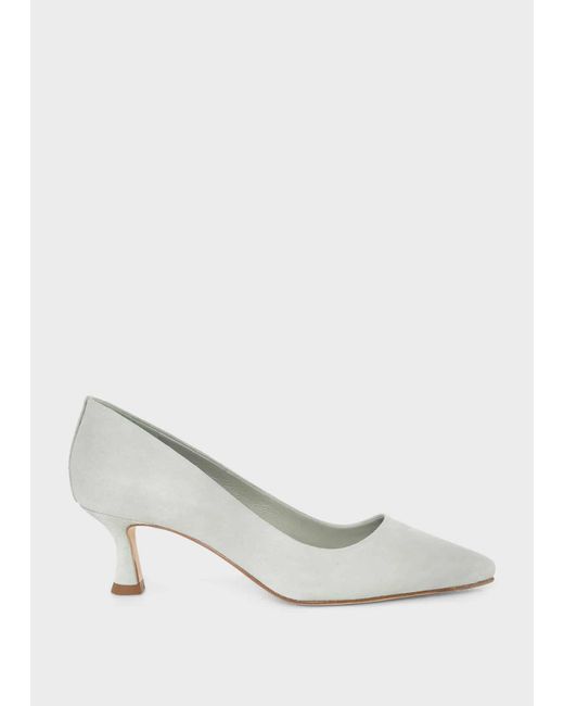 Hobbs White Esther Court Shoes