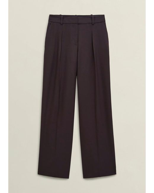 Hobbs Gray Clement Wide Trousers