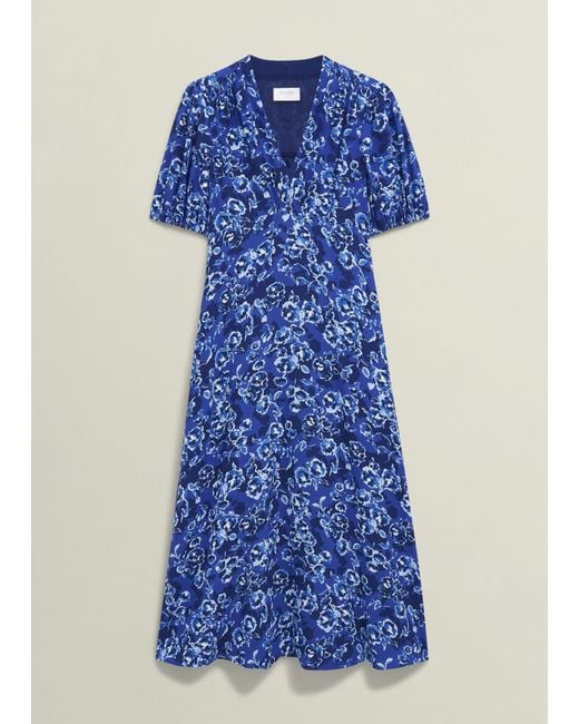Hobbs Blue Sidonie Dress