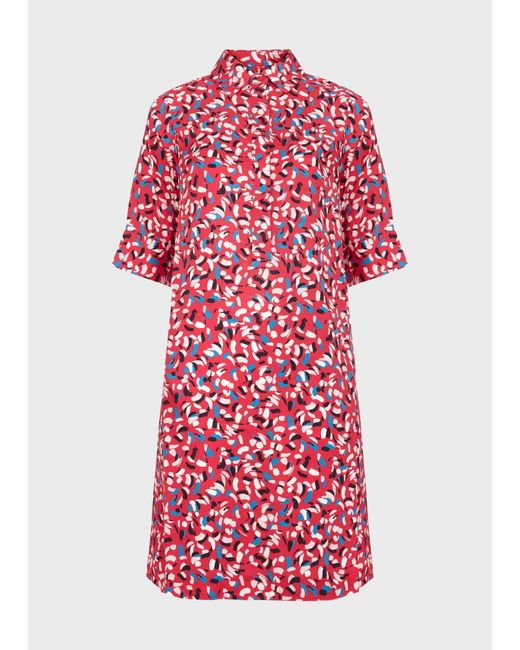 Hobbs Red Marciella Dress