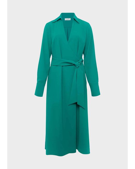Hobbs Blue Prue Maxi Fit And Flare Dress