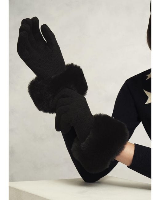 Hobbs Black Alison Gloves