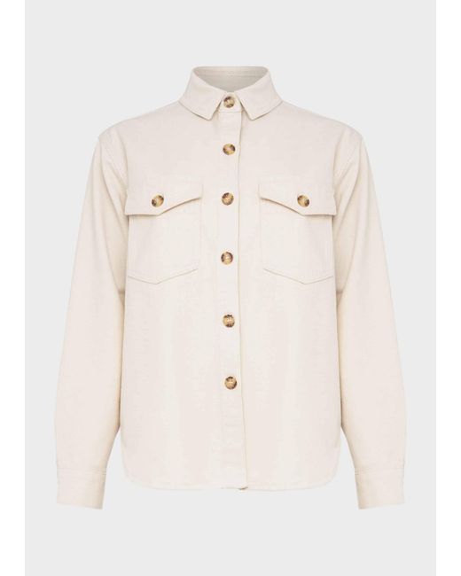 Hobbs Red Hensely Shirt Jacket
