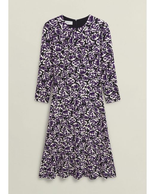 Hobbs Natural Petite Paige Jersey Dress