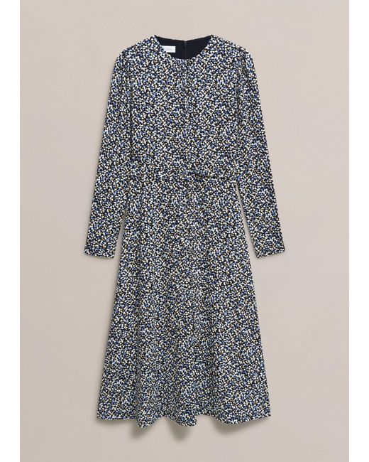 Hobbs Gray Dakota Jersey Dress