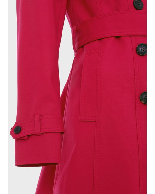 Hobbs Red Saskia Shower Resistant Trench Coat