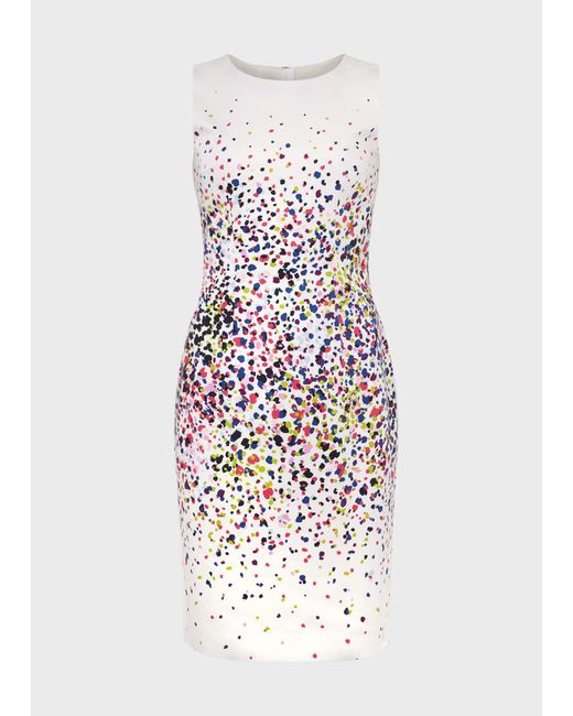 Hobbs White Petite Fiona Dress