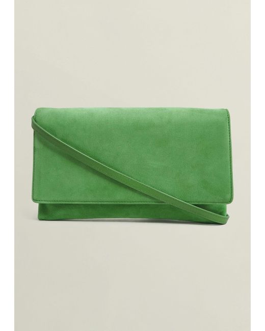 Hobbs Green Renata Suede Clutch