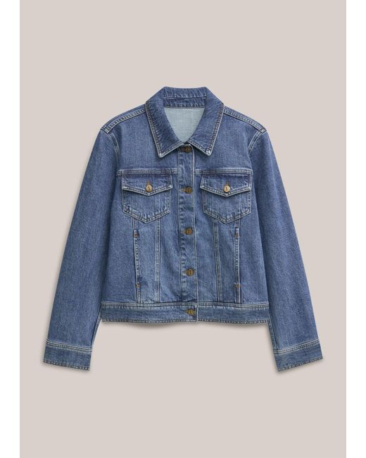 Hobbs Blue Vivienne Denim Jacket