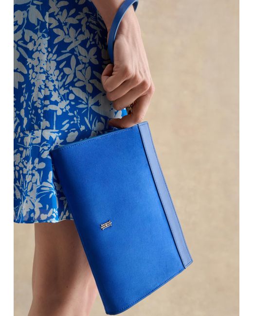 Hobbs Blue Catherine Wristlet
