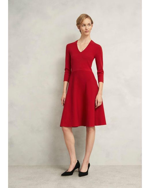Hobbs Red Petite Scarlett Dress