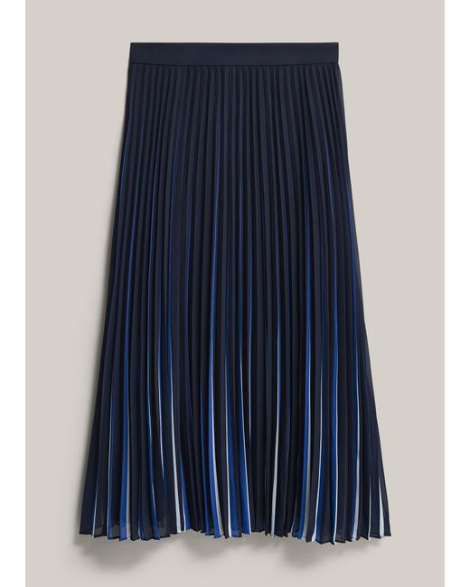 Hobbs Blue Petite Vida Skirt