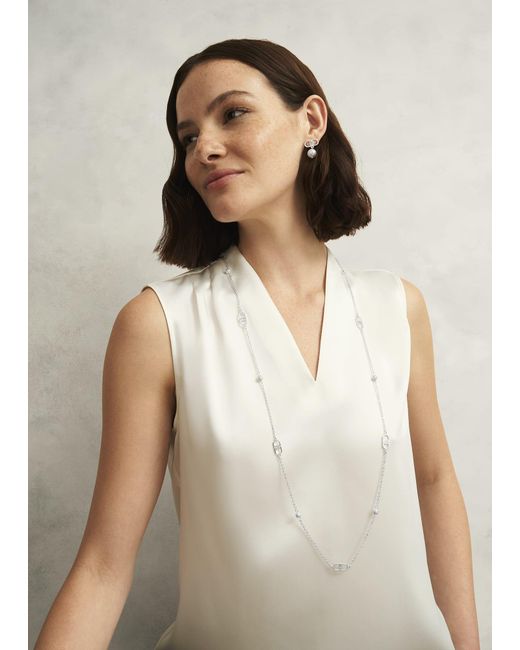 Hobbs Natural Bette Long Plated Necklace
