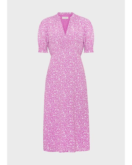 Hobbs Pink Tullia Dress