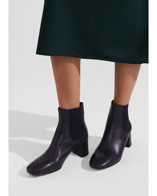 Hobbs navy boots sale