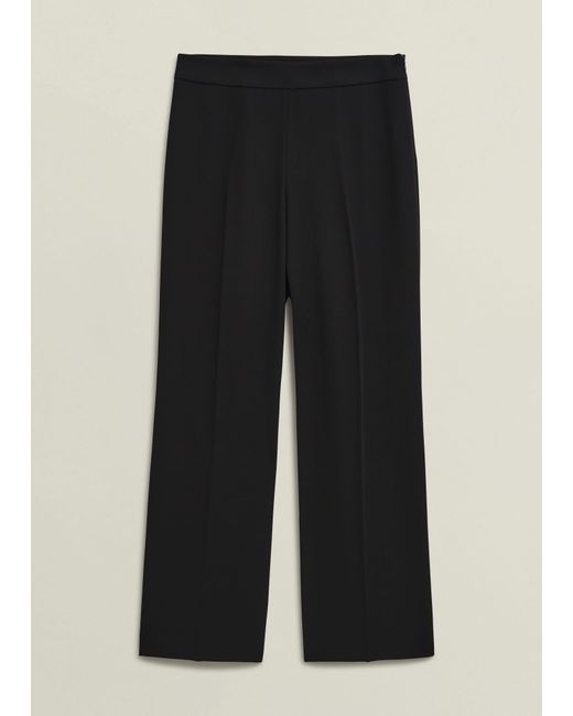 Hobbs Blue Mel Wide Trousers