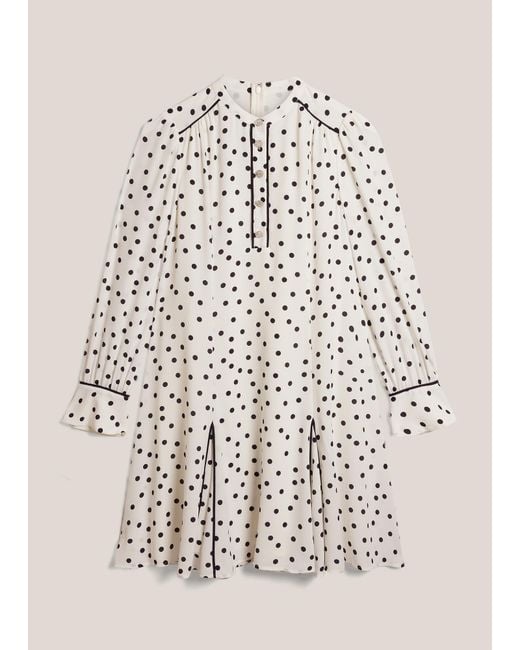 Hobbs Natural Ruth Spot Dress