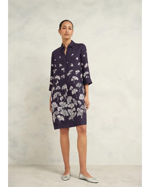 Hobbs Blue Marci Dress
