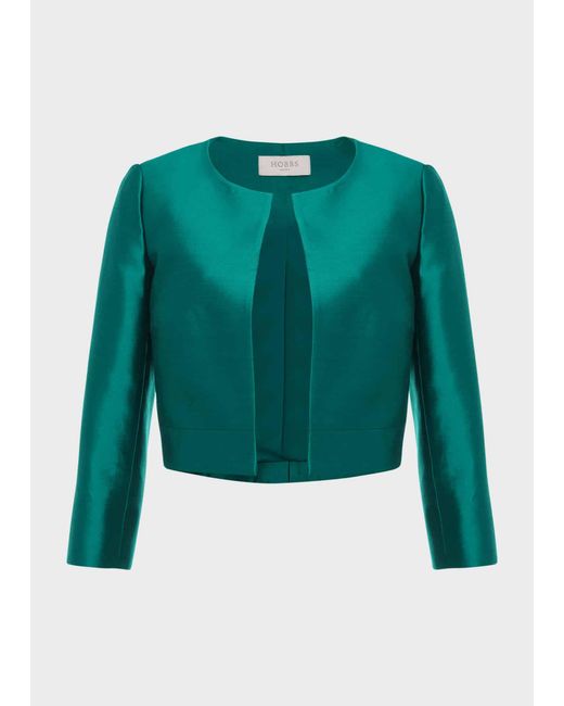 Hobbs Green Christie Silk Blend Jacket