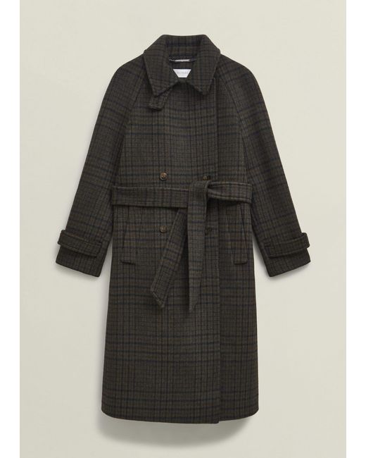 Hobbs Multicolor Peterson Wool Blend Coat