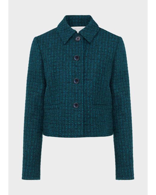 Hobbs Blue Teia Wool Jacket