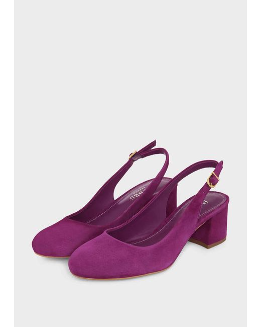 Hobbs Purple Hannah Slingback