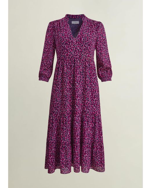 Hobbs Pink Freda Dress