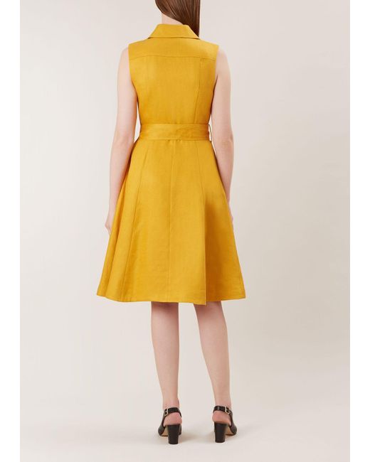 hobbs twitchill dress yellow