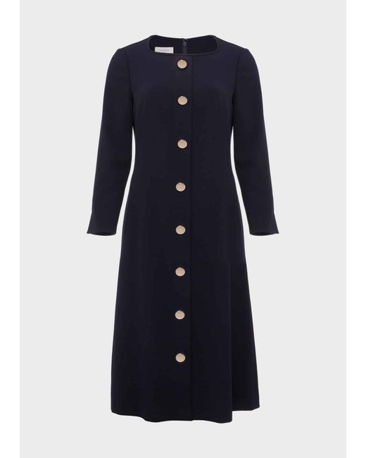 Hobbs Blue Marsha Dress