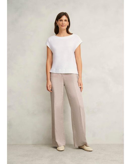 Hobbs Natural Alycia Cotton Slub T-Shirt