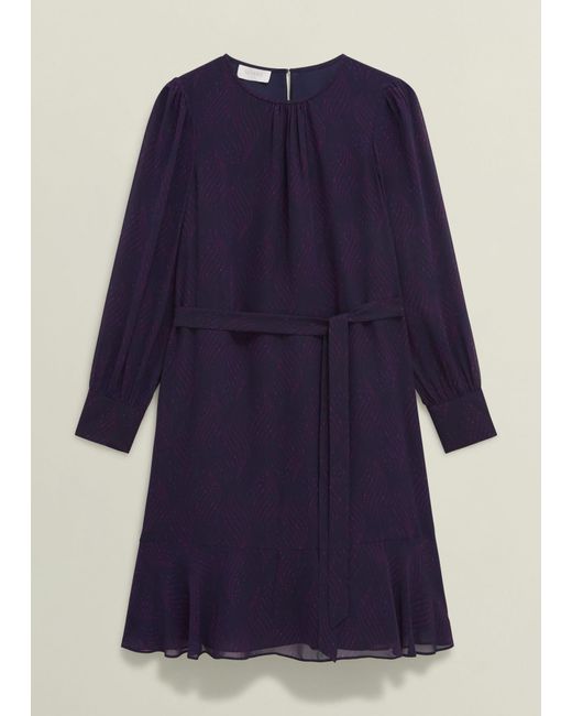 Hobbs Blue Frances Dress