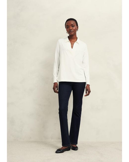 Hobbs Natural Gwen Collared Tunic Top