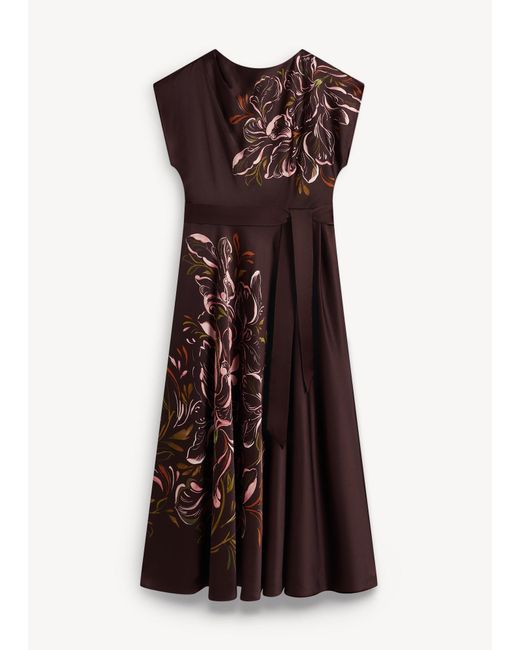 Hobbs Multicolor Latimer Satin Dress