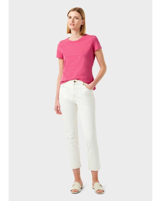 Hobbs Pink Pixie Cotton T-Shirt