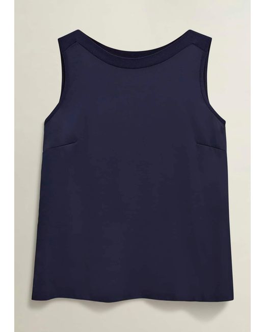 Hobbs Blue Trina Knitted Top