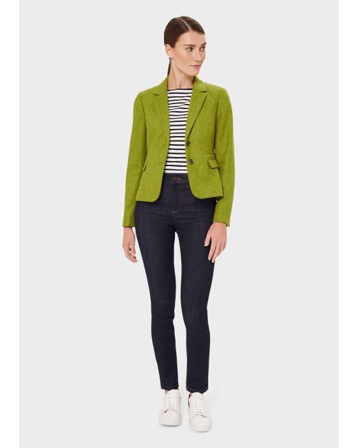 Hobbs Green Petite Hackness Wool Jacket