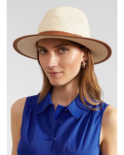 Hobbs Blue Maryam Straw Hat