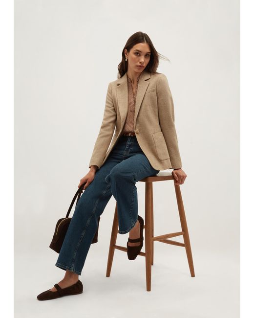 Hobbs Natural Lilla Wool Jacket