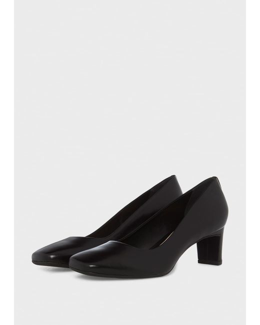 Hobbs Black Myra Court Shoes