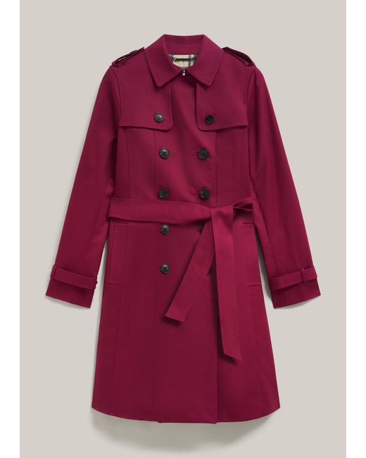 Hobbs Pink Petite Skylar Shower Resistant Trench Coat